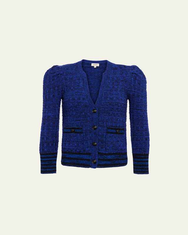 Jenni Tweed Waffle Stitch Cardigan